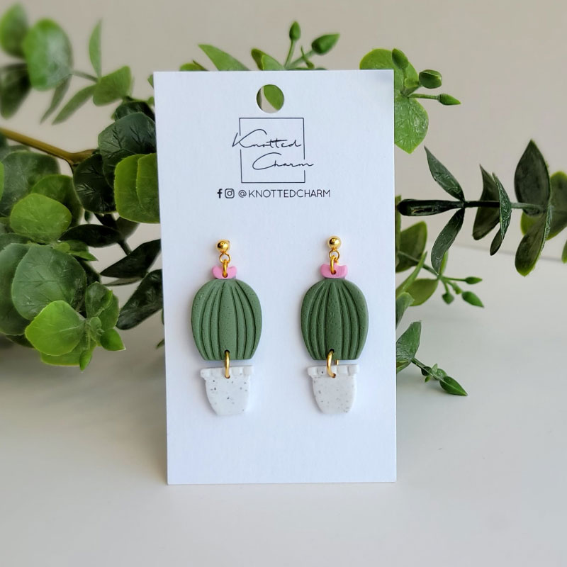 Cactus Pot Dangles